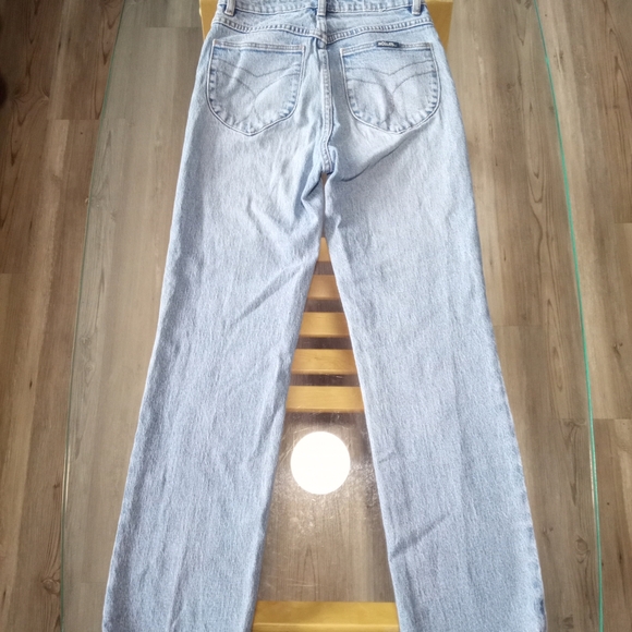 ROLLA'S Light Blue Straight Leg Jeans - Picture 6 of 6